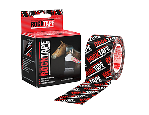 Rock Tape pro koně a jezdce – černý logo Rock Tape