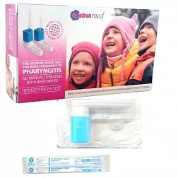 Novamed No-Step STREP - domácí test na streptokokovou infekci