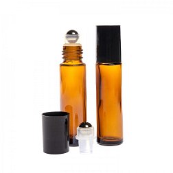 Skleněný roll-on s kovovou kuličkou 10 ml