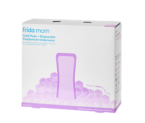 Frida Mom Ice Maxi chladicí absorpční vložky 8 ks + jednorázové poporodní kalhotky 2 ks